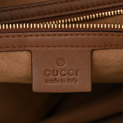 Gucci GG Supreme Monogram Large Linea A Hobo Light Brown 6 of 10