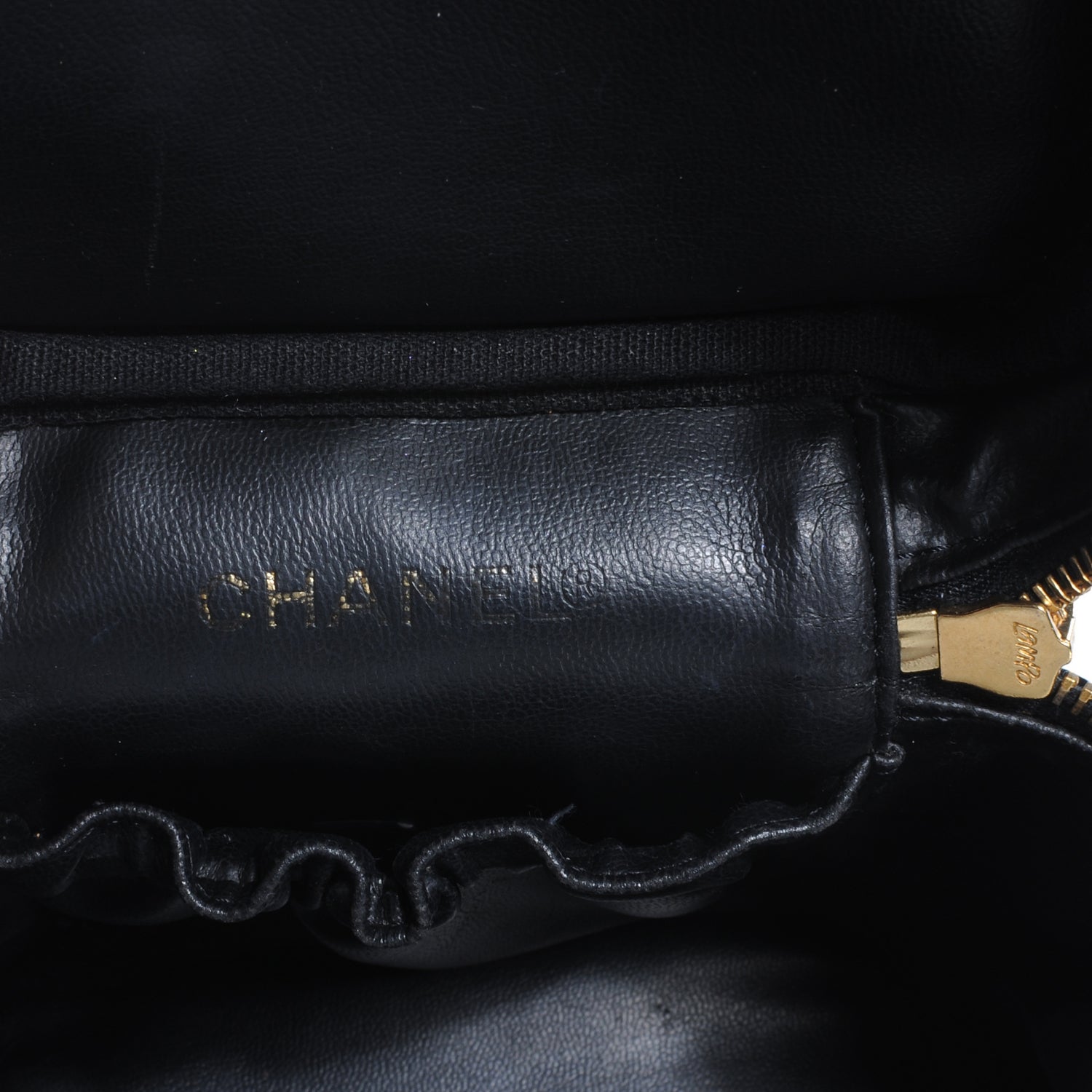 Chanel Caviar Cosmetic Vanity Bag Black 6 of 8