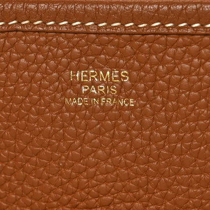 Hermes Taurillon Clemence Evelyne III GM Gold 6 of 10