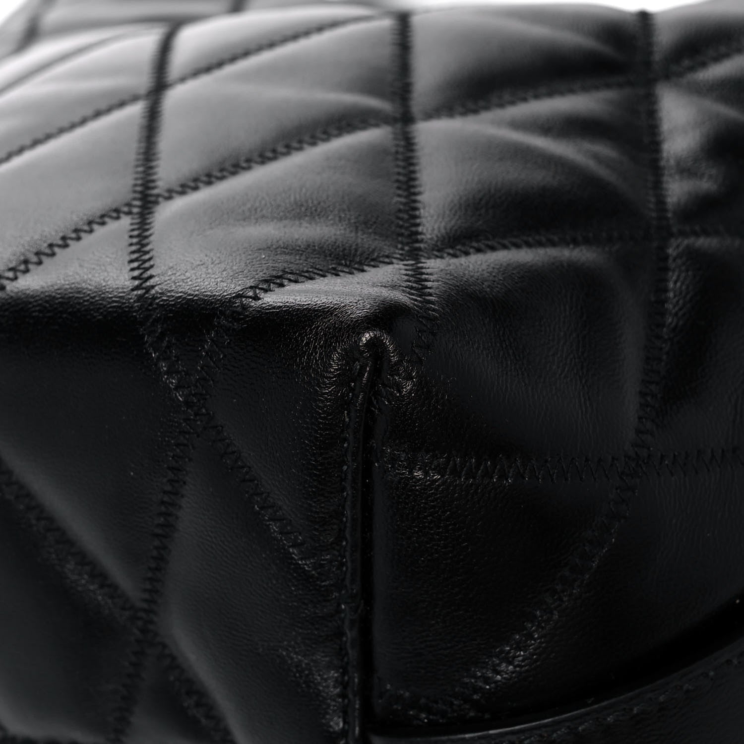 Givenchy Lambskin Quilted Mini GV Bucket Bag Black 10 of 13