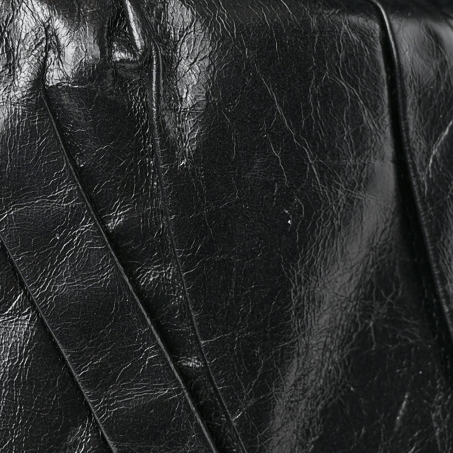 Chanel Glazed Calfskin Twisted Maxi Flap Black 17 of 19