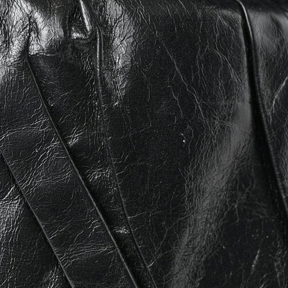 Chanel Glazed Calfskin Twisted Maxi Flap Black 17 of 19
