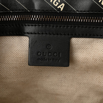 Gucci X BALENCIAGA Calfskin Matelasse Logo Print Small GG Marmont Shoulder Bag Black 6 of 14