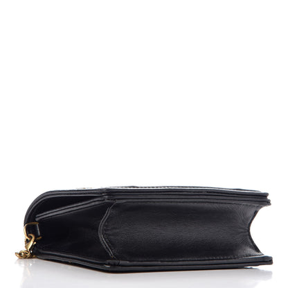 Christian Dior Lambskin Studded Micro Diorama Flap Bag Black 4 of 8