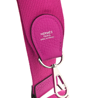 Hermes Taurillon Clemence Evelyne III GM Magnolia 8 of 10