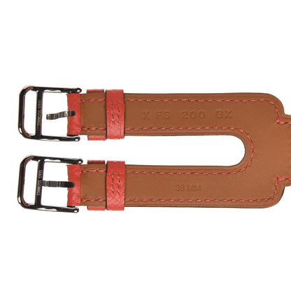 Hermes Epsom 38mm Apple Watch Buckle Cuff Rose Jaipur 3 of 5