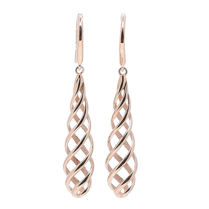 Tiffany 18K Rose Gold Venezia Luce Earrings 1 of 6