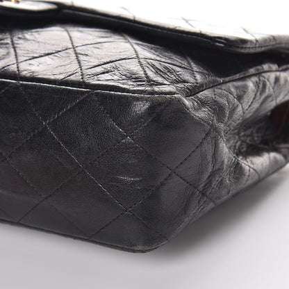 Chanel Lambskin Quilted Medium Double Flap Black 11 of 13