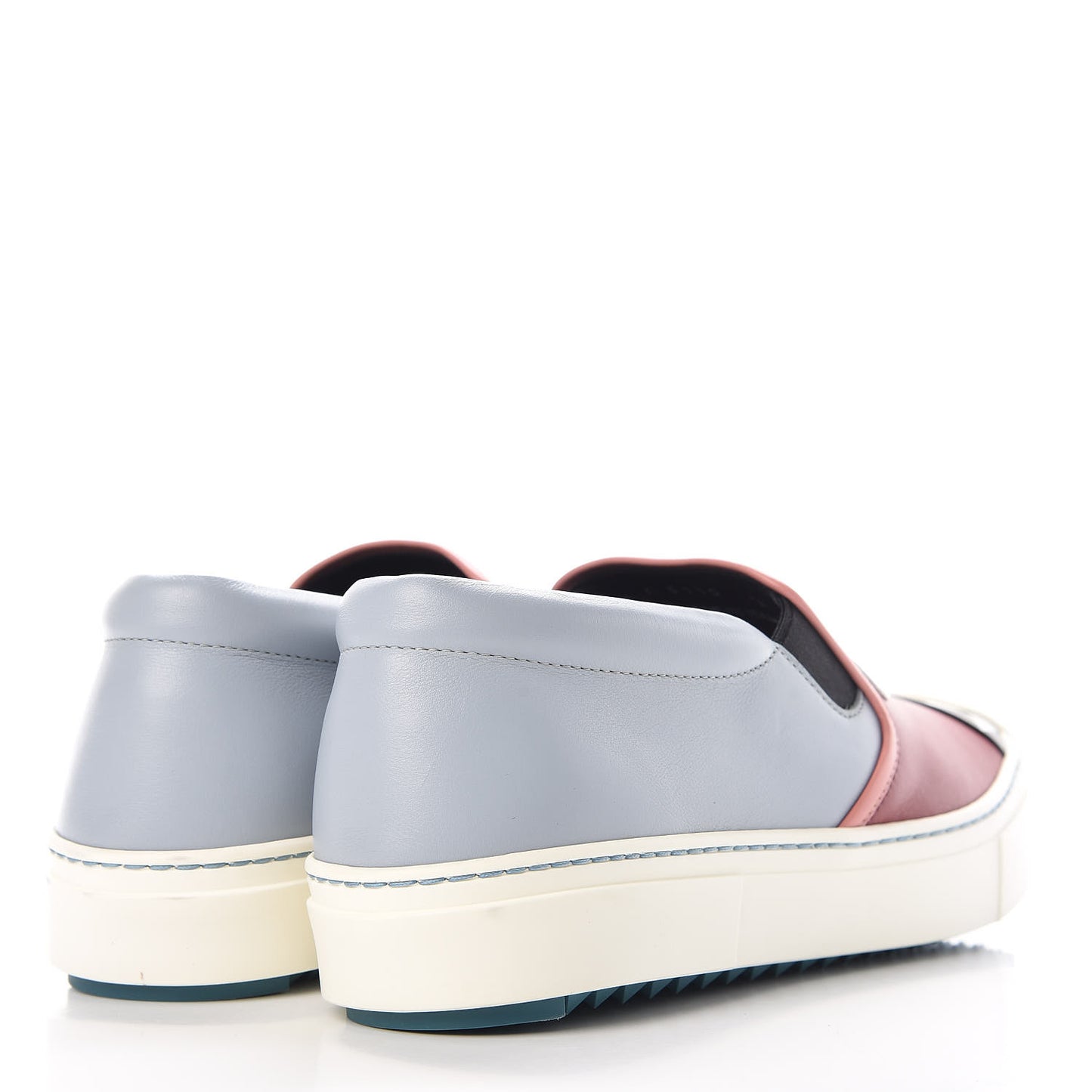 Vitello Elite Monster Bug Slip On Sneakers 39.5 Ribes Grigio Bois de Rose
