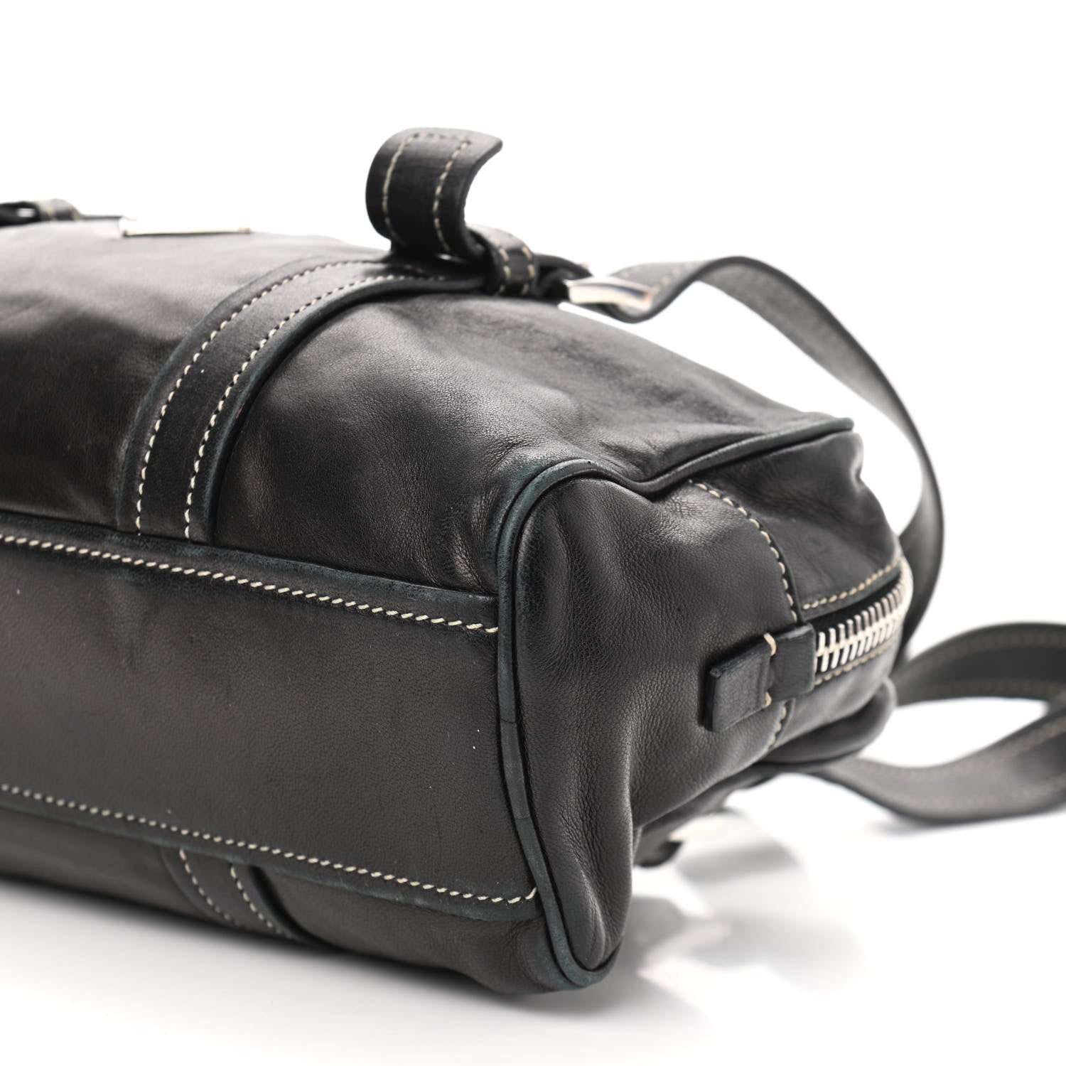 Prada Soft Calf Shoulder Bag Black 12 of 12