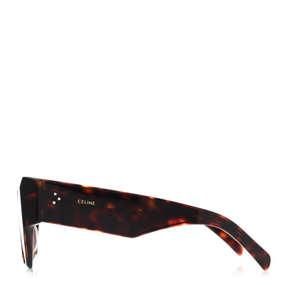 Celine Acetate Rectangular Sunglasses CL400921 Dark Havana 3 of 7