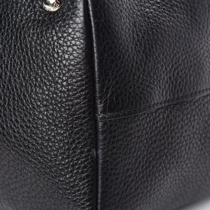 Prada Vitello Daino Pocket Tote Black 10 of 13