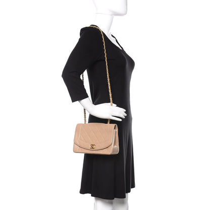 Chanel Lambskin Quilted Small Single Flap Beige 2 of 20