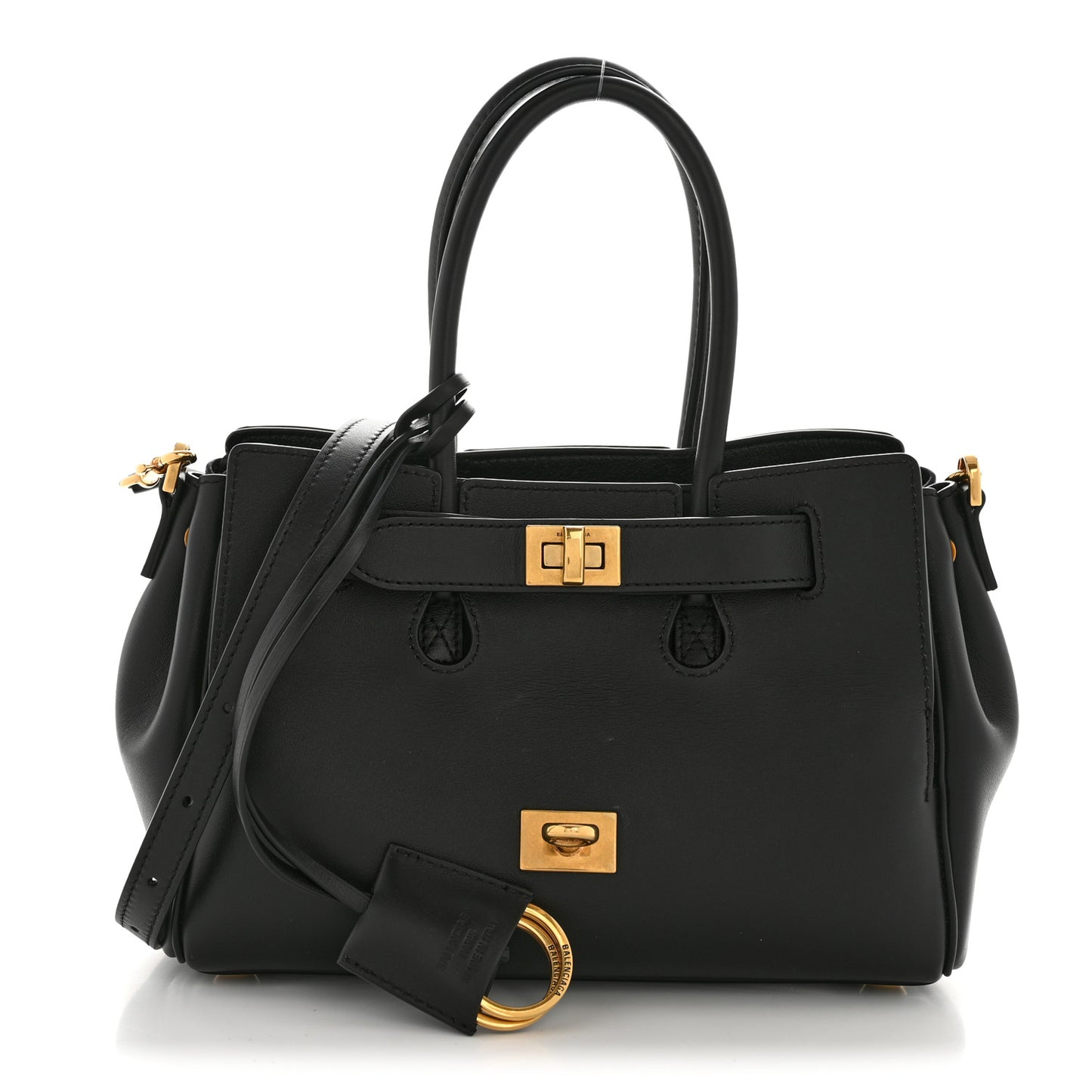 Smooth Calfskin Mini Bel Air Carry All Bag Suede Pink Black
