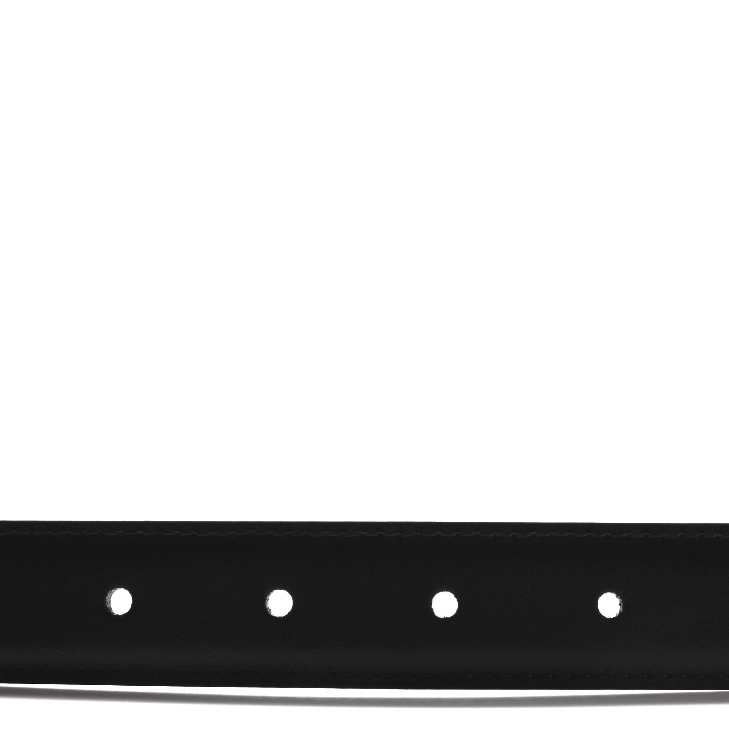 Celine Taurillon Calfskin Medium Triomphe Belt 75 30 Black 4 of 7