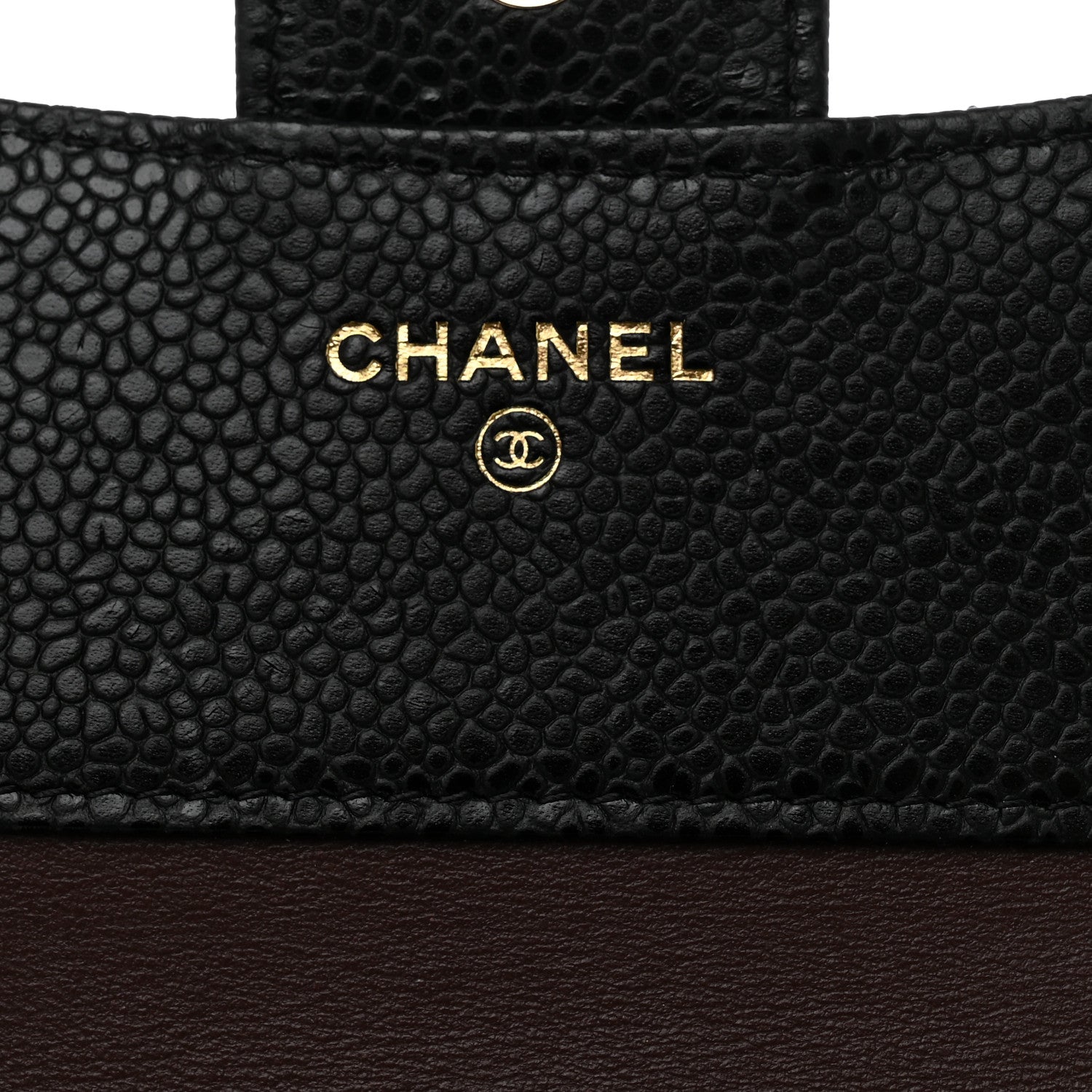 Chanel Caviar Quilted Compact Flap Wallet Black 6 of 8