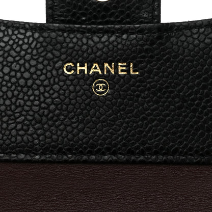 Chanel Caviar Quilted Compact Flap Wallet Black 6 of 8