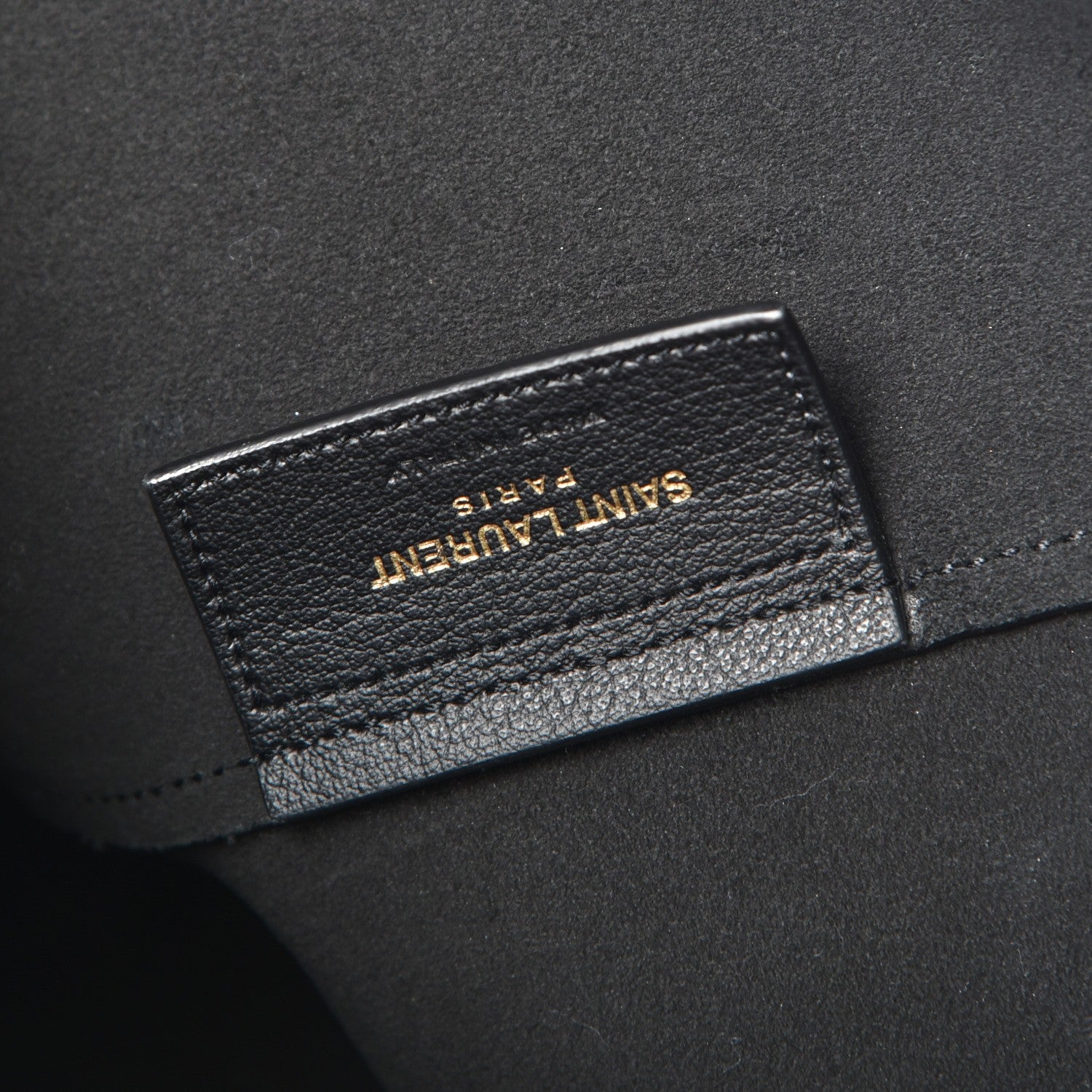 Saint Laurent Calfskin Large Shopping Tote Black 8 of 9
