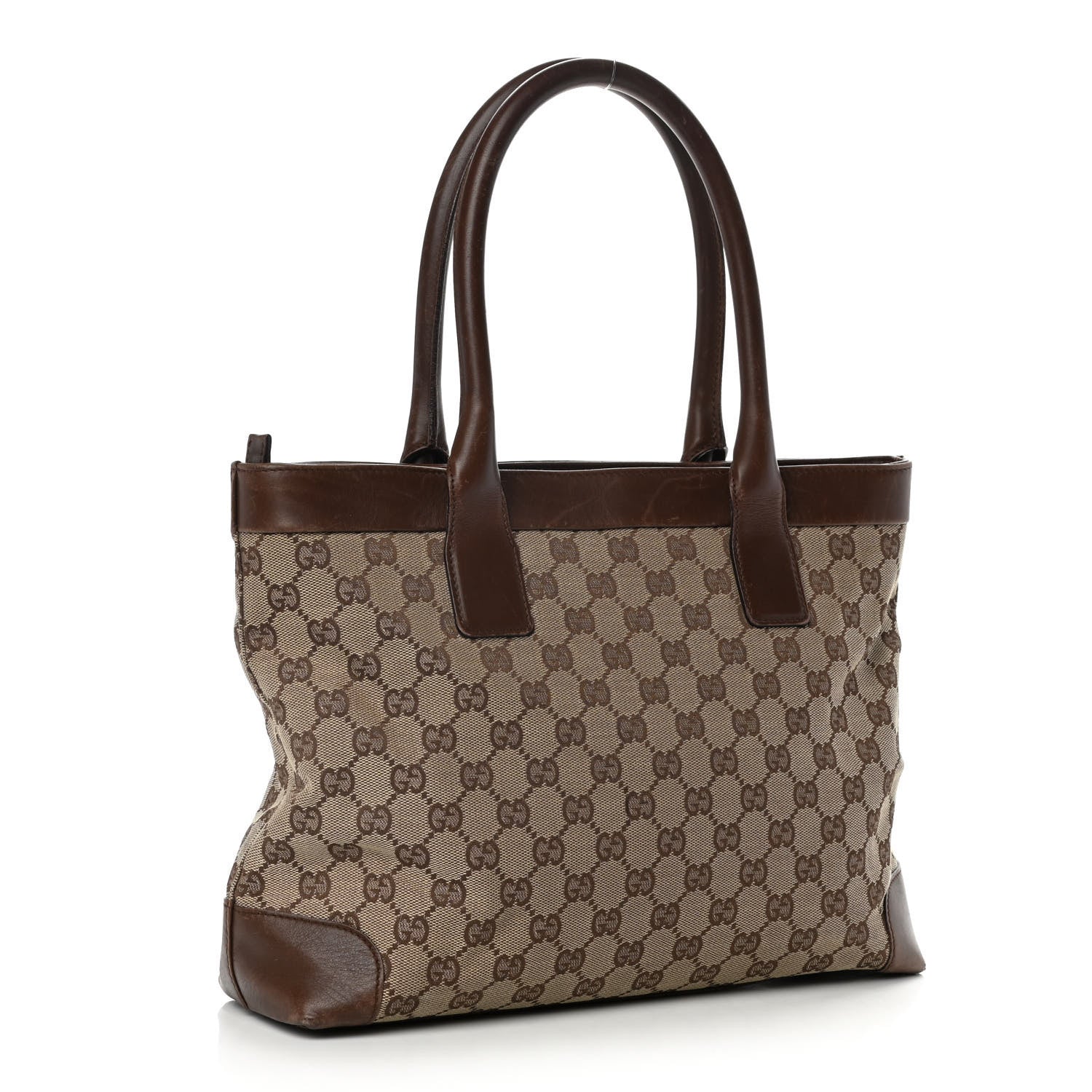 Gucci Monogram Tote Brown 2 of 19