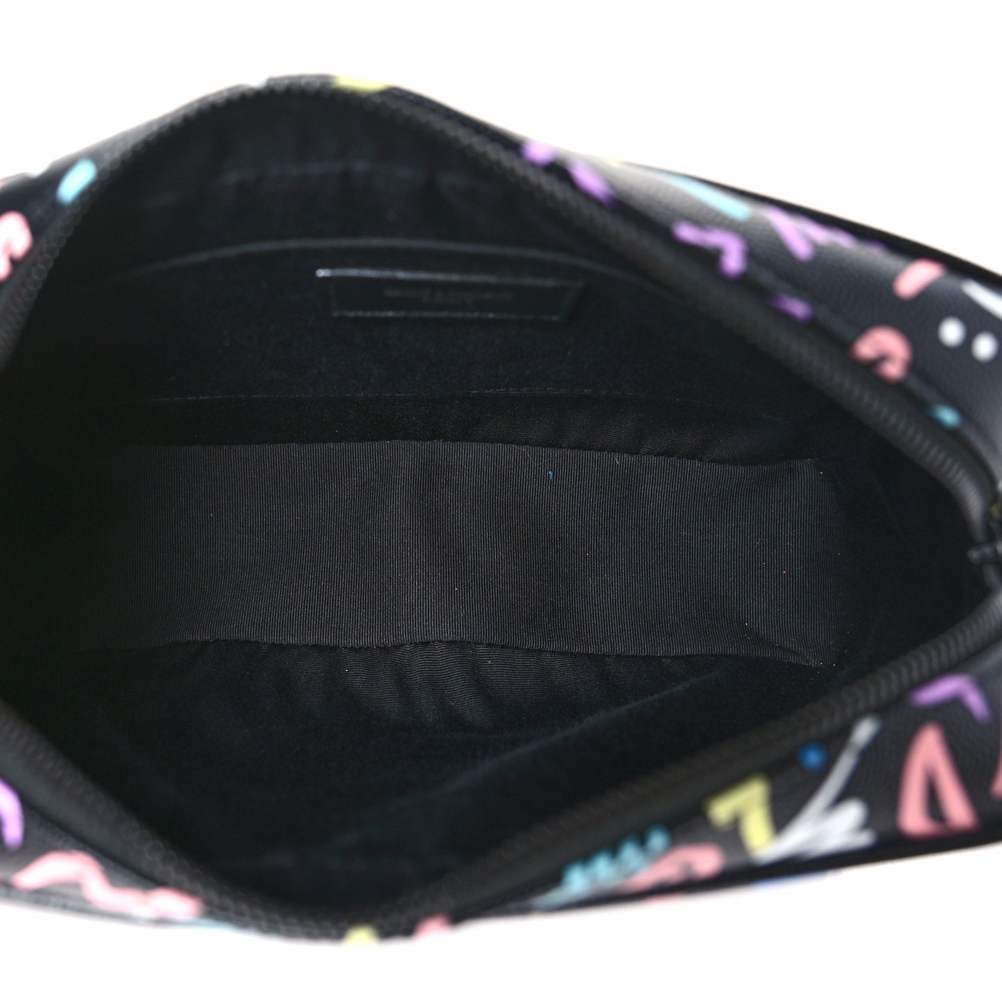 Grain De Poudre Medium Classic Monogram Multicolor Graphic Print Lou Camera Bag Black