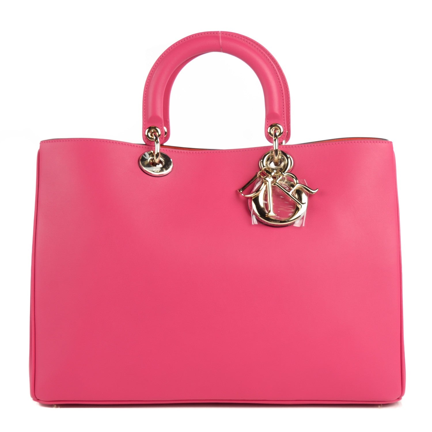 Christian Dior Smooth Calfskin Large Diorissimo Fuchsia 1 of 12