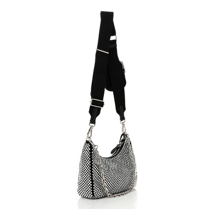 Prada Satin Crystal Re-Edition 2005 Shoulder Bag Cristal 3 of 11