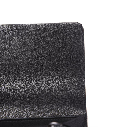 Chanel Caviar Quilted Boy Flap Wallet Black 8 of 13