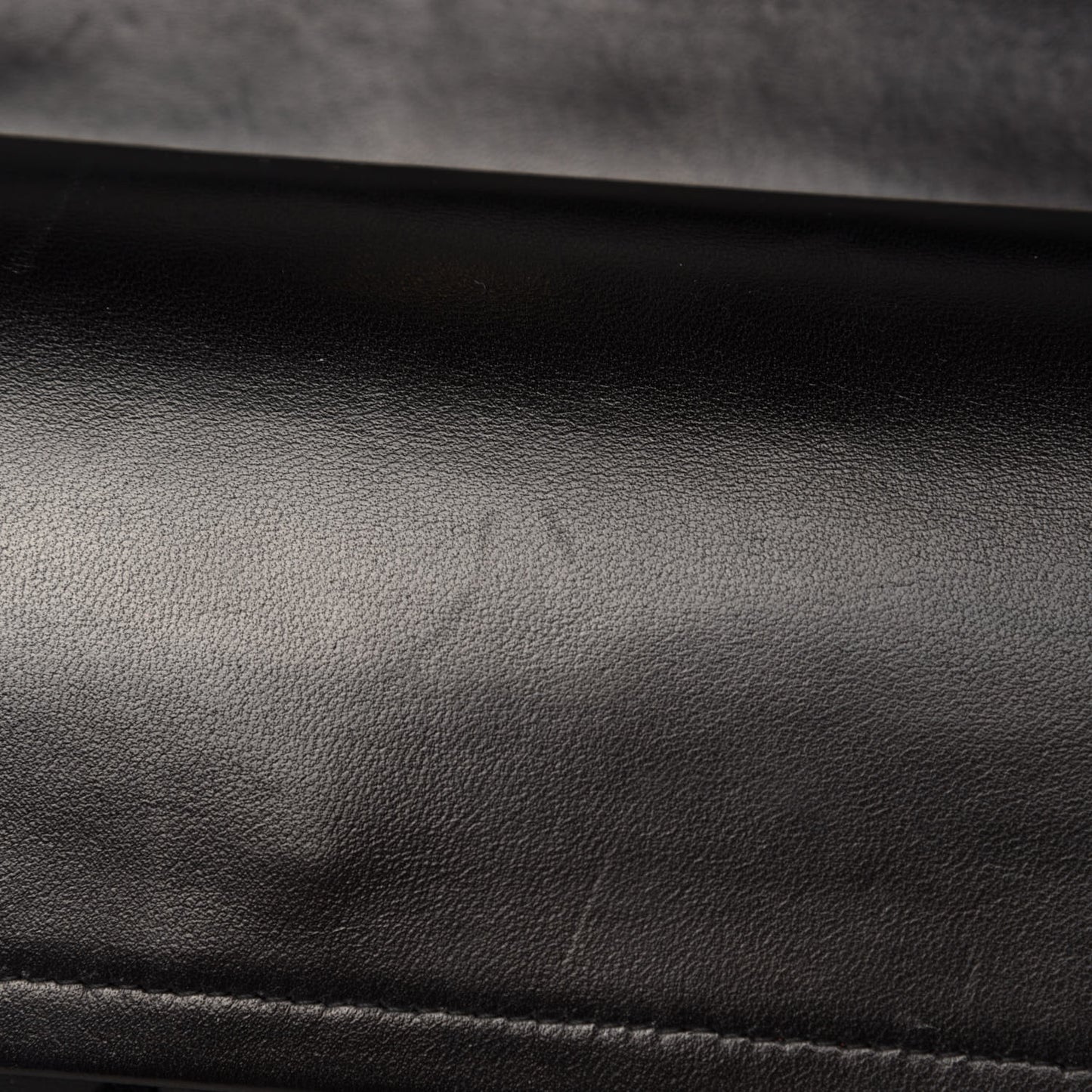 Lambskin Quilted Jumbo Double Flap Black