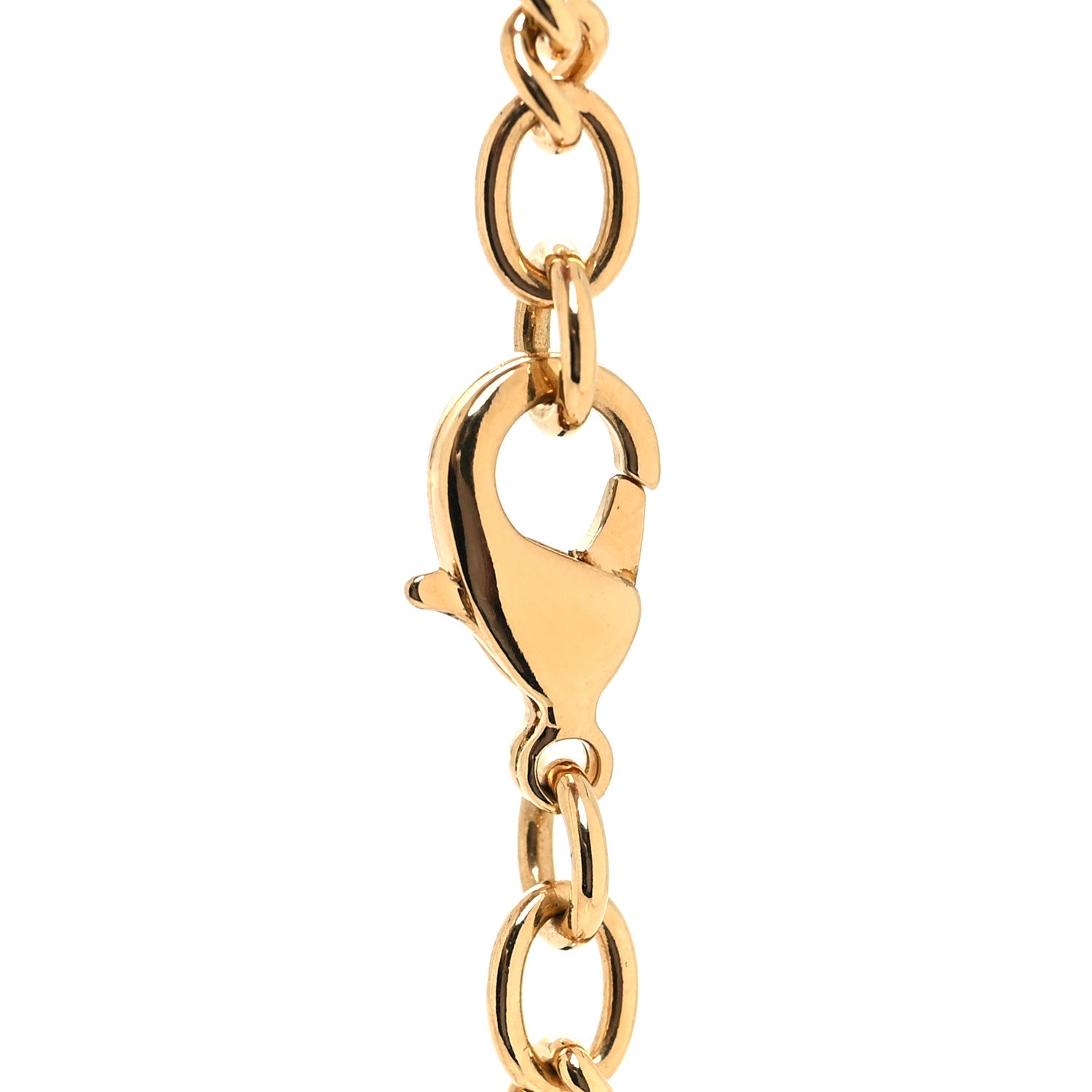 Gucci Textured Calfskin Enamel Single Porte Rouges Chain Black 4 of 6