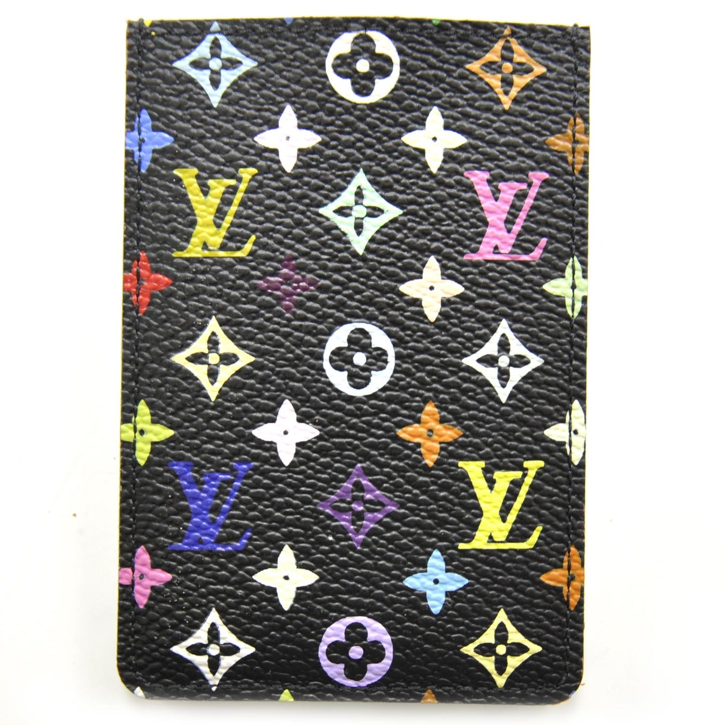 Monogram Multicolor Mirror and Case Pouch Black