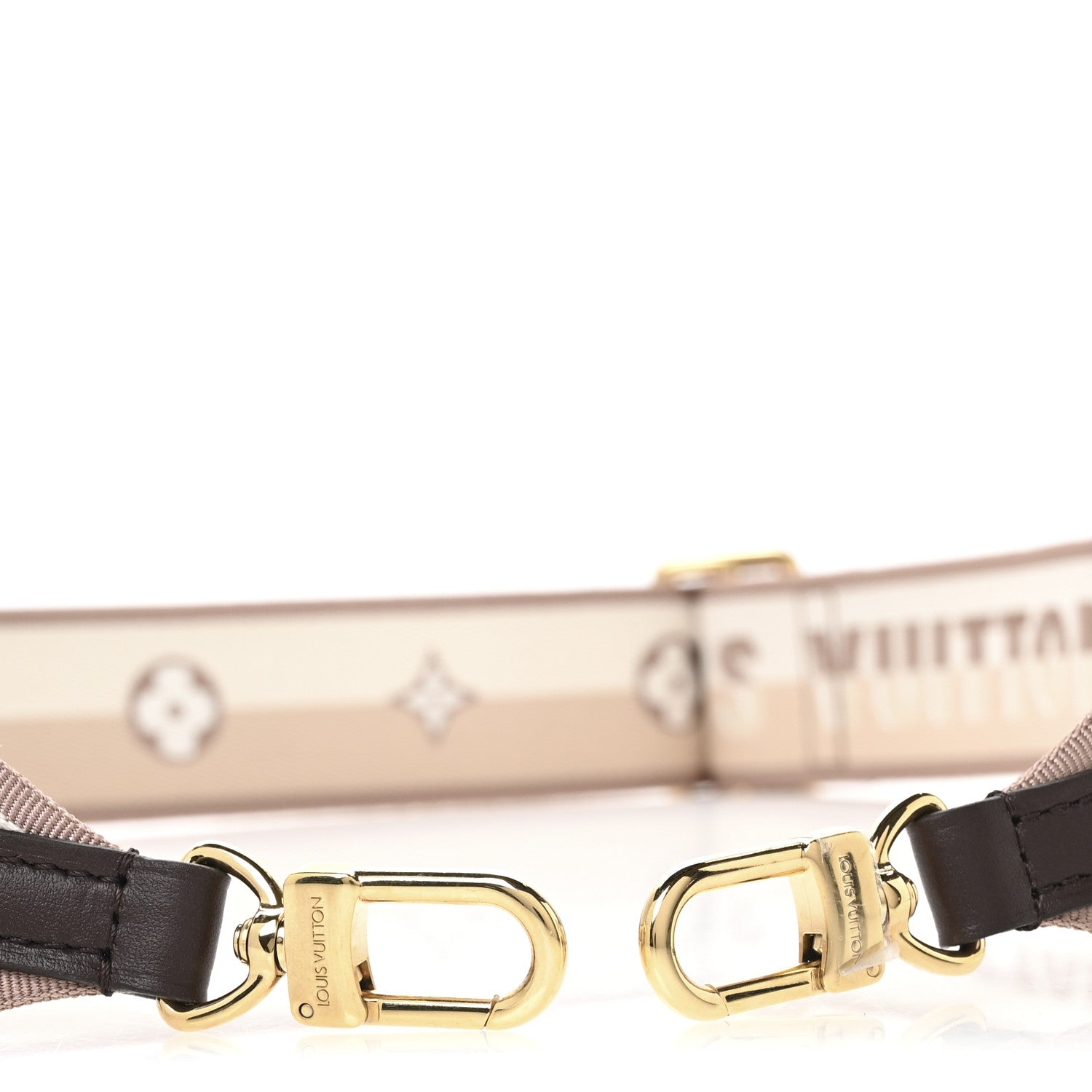 Louis Vuitton Jacquard Speedy Bandouliere 20 Shoulder Strap Beige Brown 3 of 3