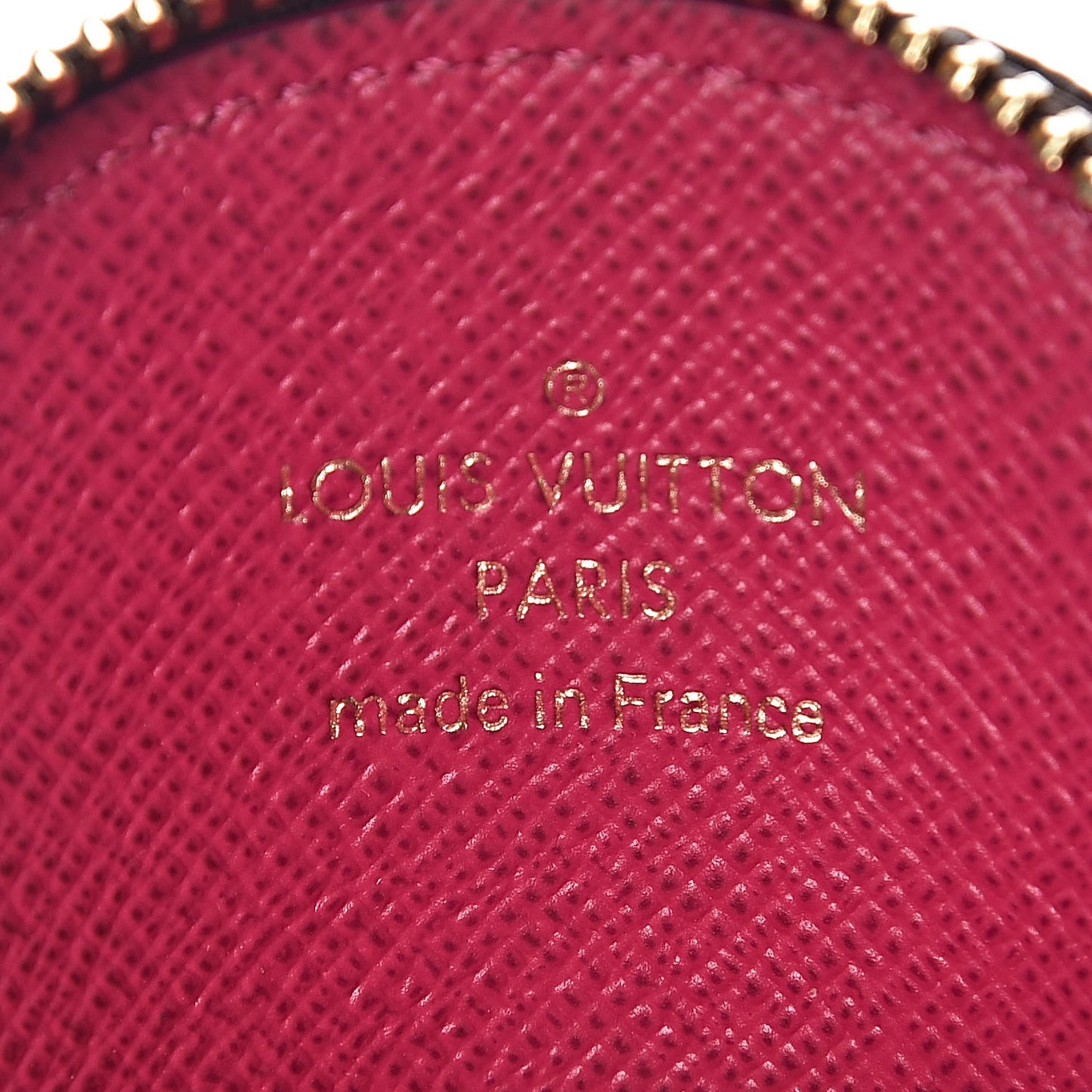 Monogram 2018 Christmas Animation Round Coin Purse