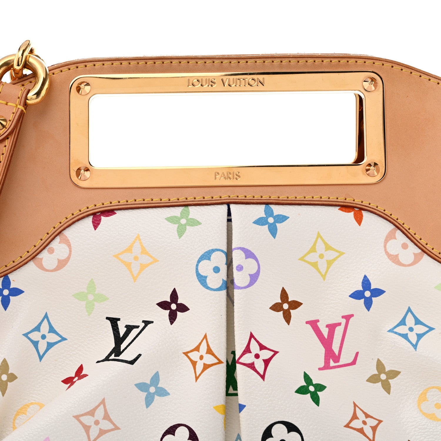 Louis Vuitton Monogram Multicolor Judy MM White 6 of 13