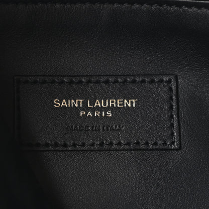 Saint Laurent Supple Calfskin Large Le 5 A 7 Soft Hobo Black 6 of 9