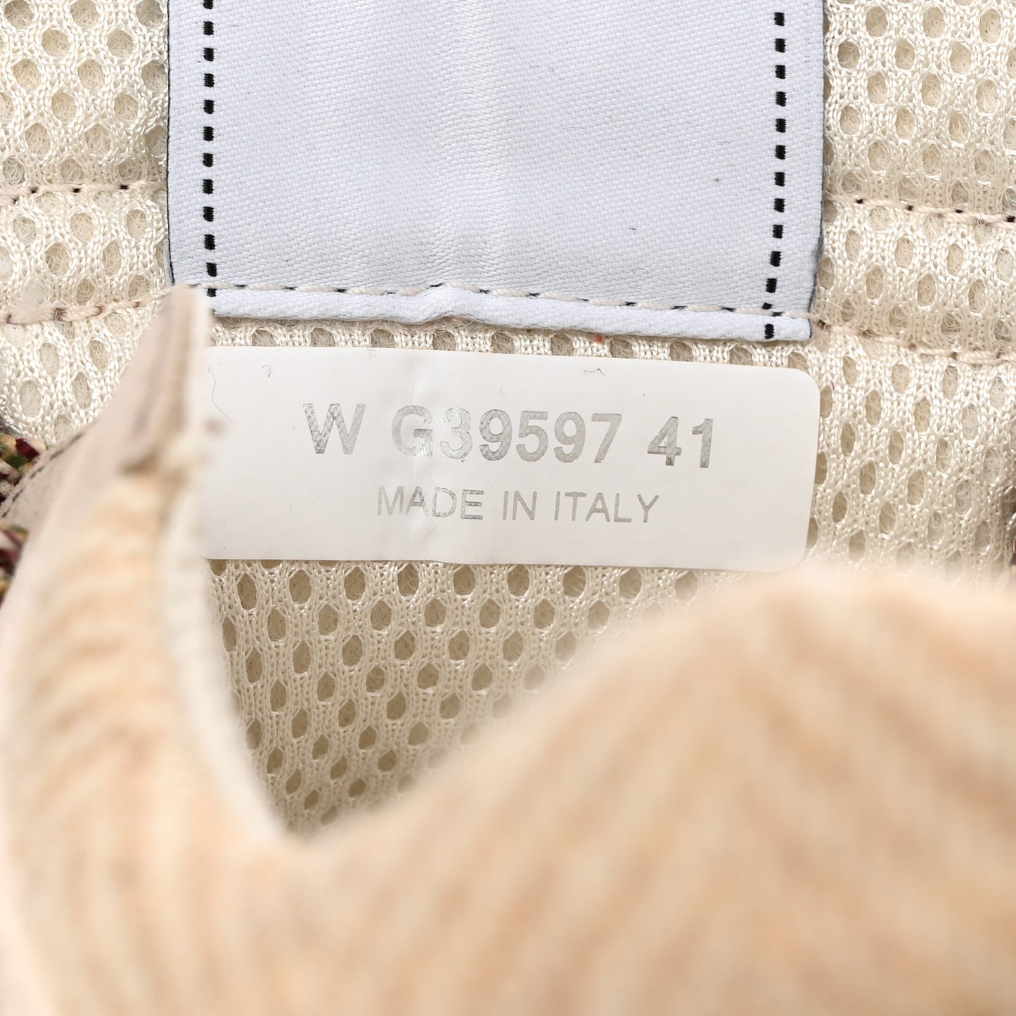 Fabric Suede Calfskin CC Sneakers 41 Pink Beige Multicolor