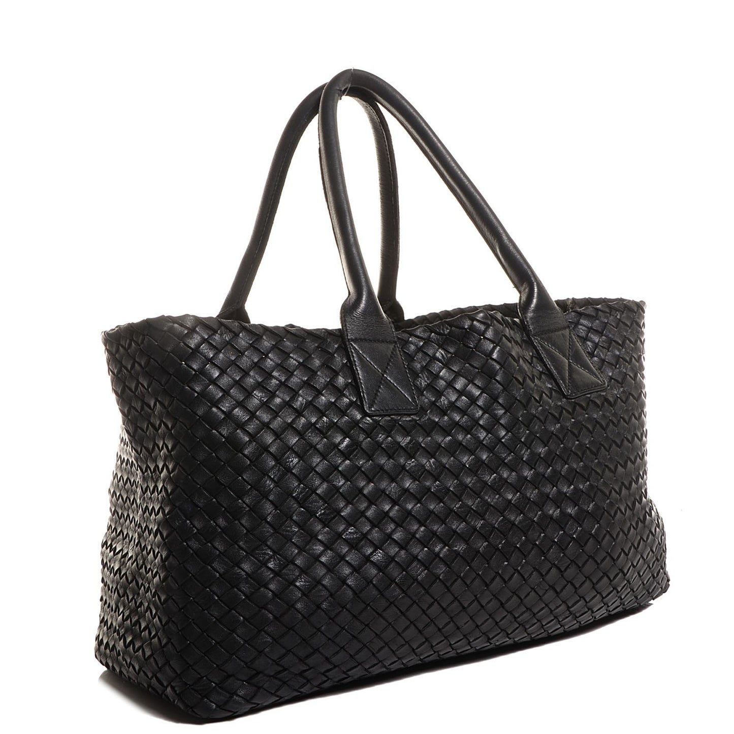 Nappa Intrecciato Medium Cabat Nero Black
