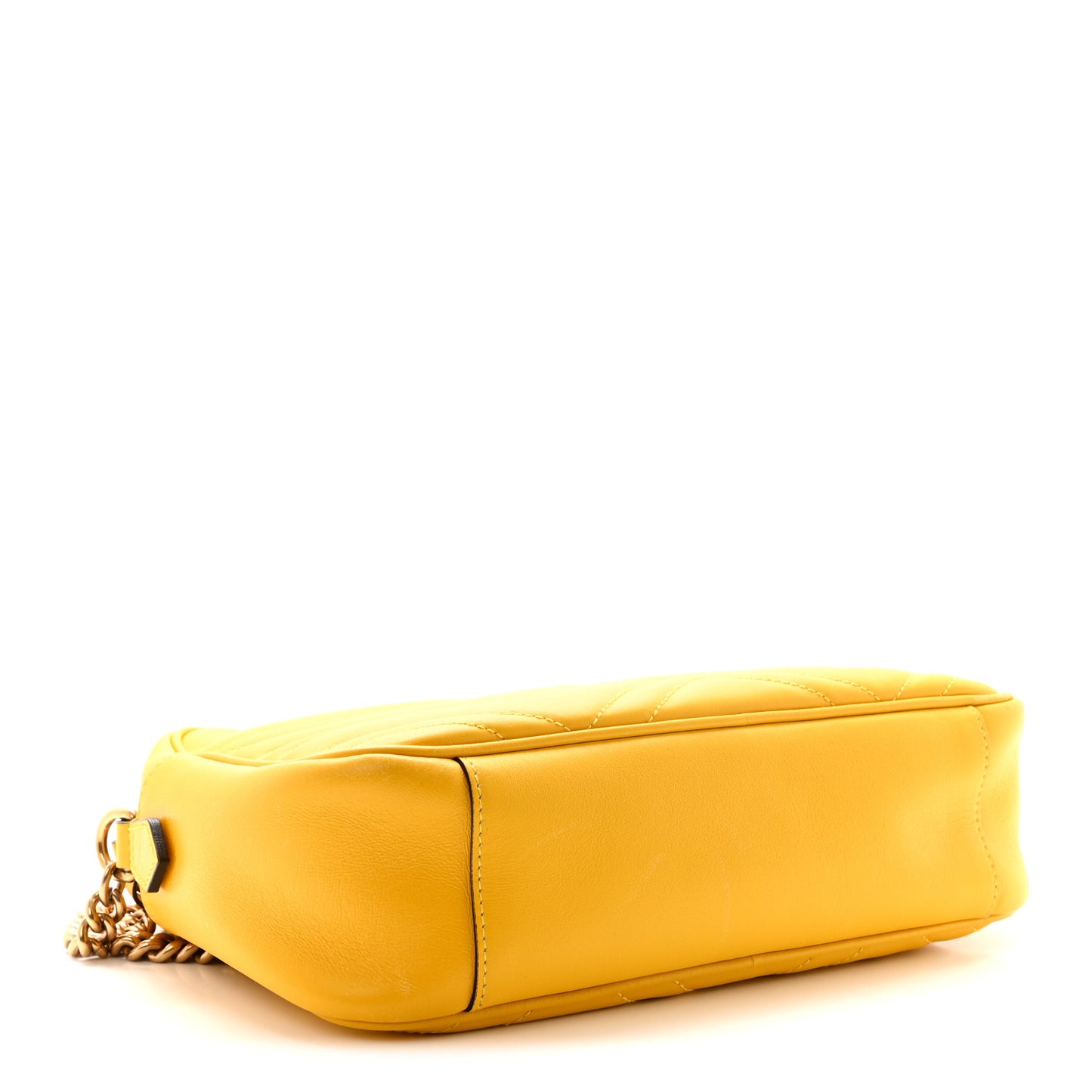 Calfskin Matelasse Medium GG Marmont Chain Shoulder Bag Stone Topaz