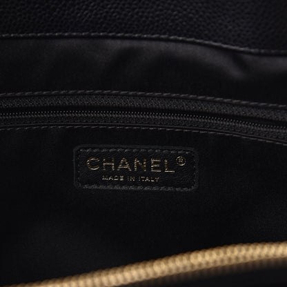Chanel Caviar Quilted XL Grand Shopping Tote GST Black 6 of 10