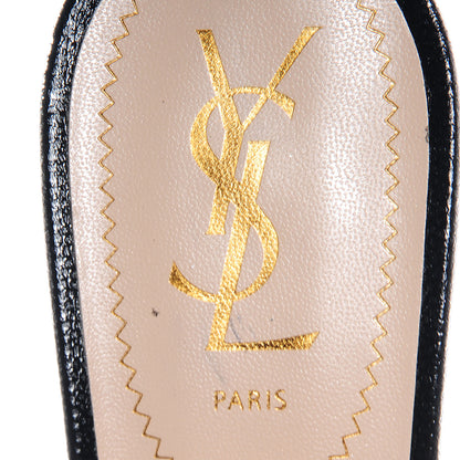 Saint Laurent Vernigolf Tribtoo 80 Slingback Pumps Nero 42 7 of 8