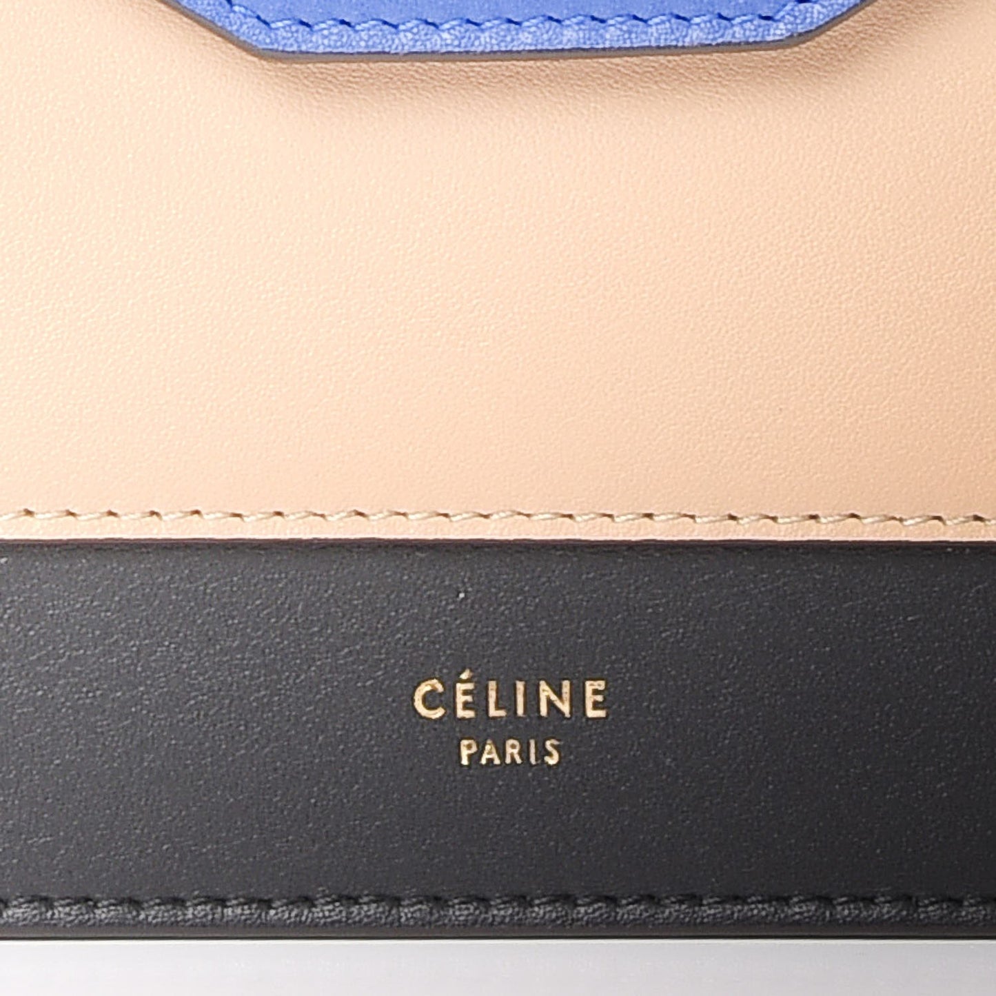 Shiny Calfskin Clutch on a Chain Multicolor