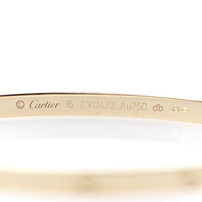 Cartier 18K Yellow Gold Small LOVE Bracelet 16 5 of 7