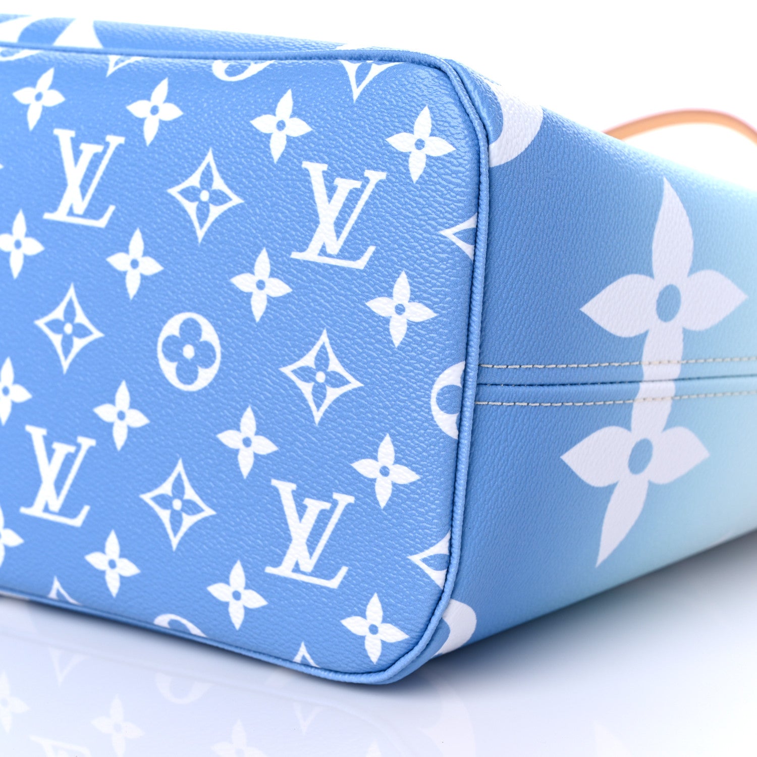 Louis Vuitton Monogram Giant By The Pool Neverfull MM Blue 9 of 10