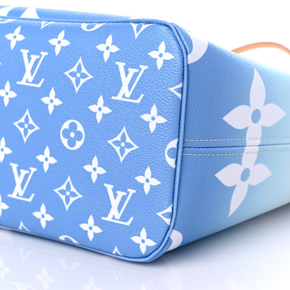 Louis Vuitton Monogram Giant By The Pool Neverfull MM Blue 9 of 10