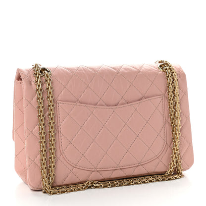 Chanel Aged Calfskin Quilted 2.55 Reissue 226 Flap Pink 3 of 9