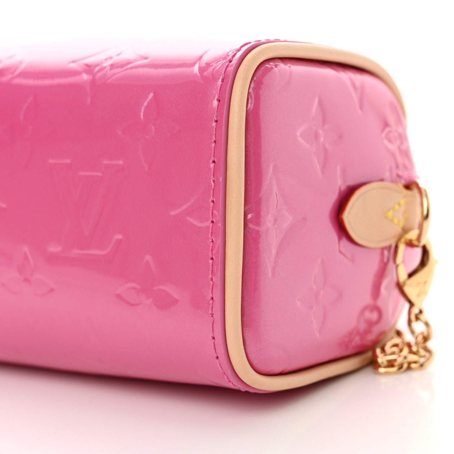 Louis Vuitton Vernis Monogram Nano Speedy Neon Pink 9 of 10