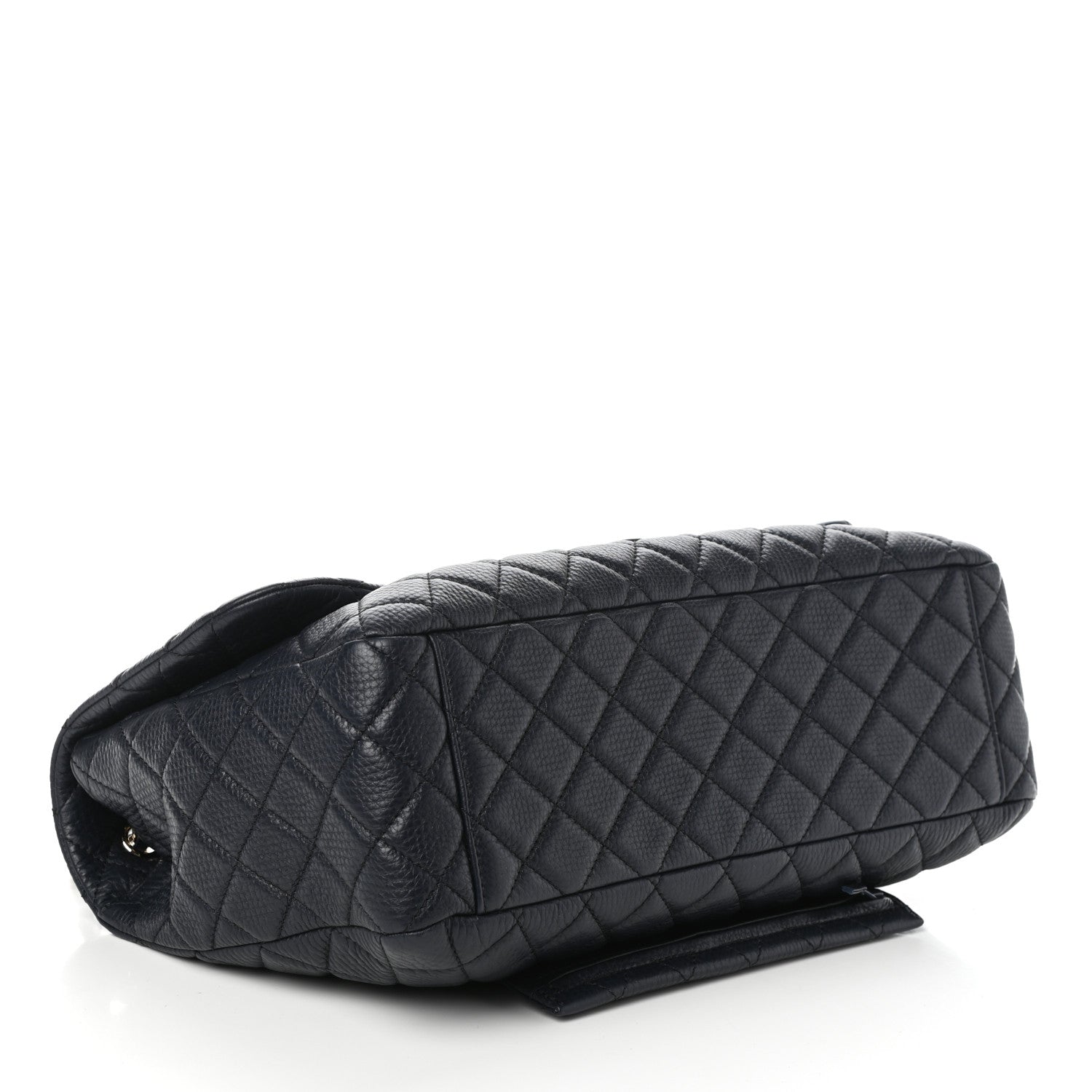 Chanel Calfskin Quilted Small XXL Travel Flap Bag Navy 4 of 10