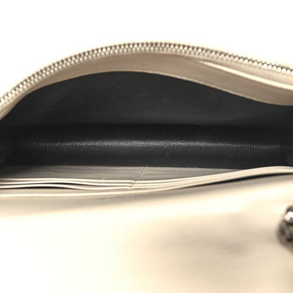 Saint Laurent Calfskin Bead Embellished Kate Monogram Tassel Chain Wallet White 5 of 15