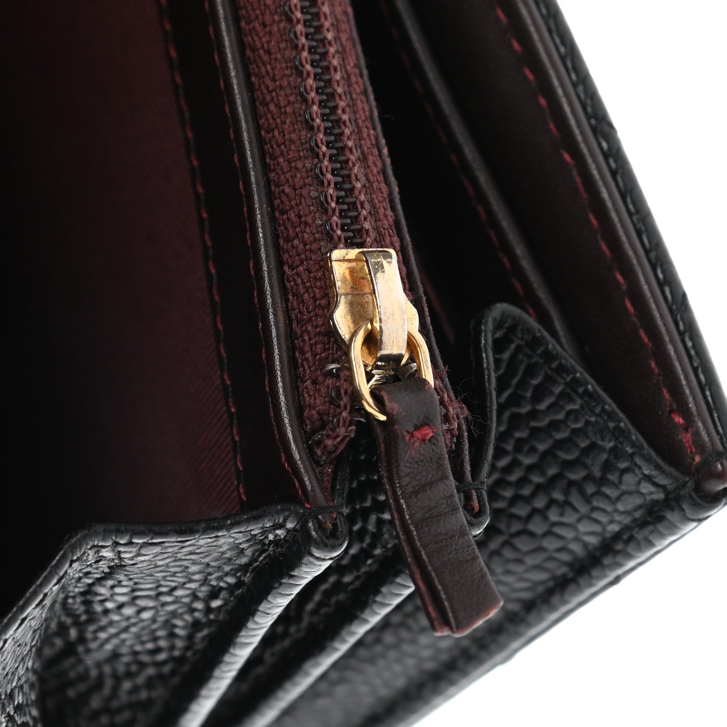 Chanel Caviar Quilted Large Gusset Flap Wallet Black 17 of 17