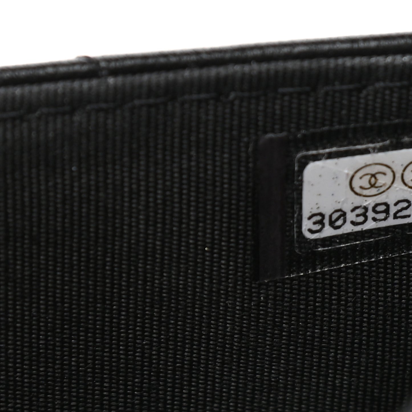 Lambskin Quilted Trendy CC Wallet On Chain WOC Black
