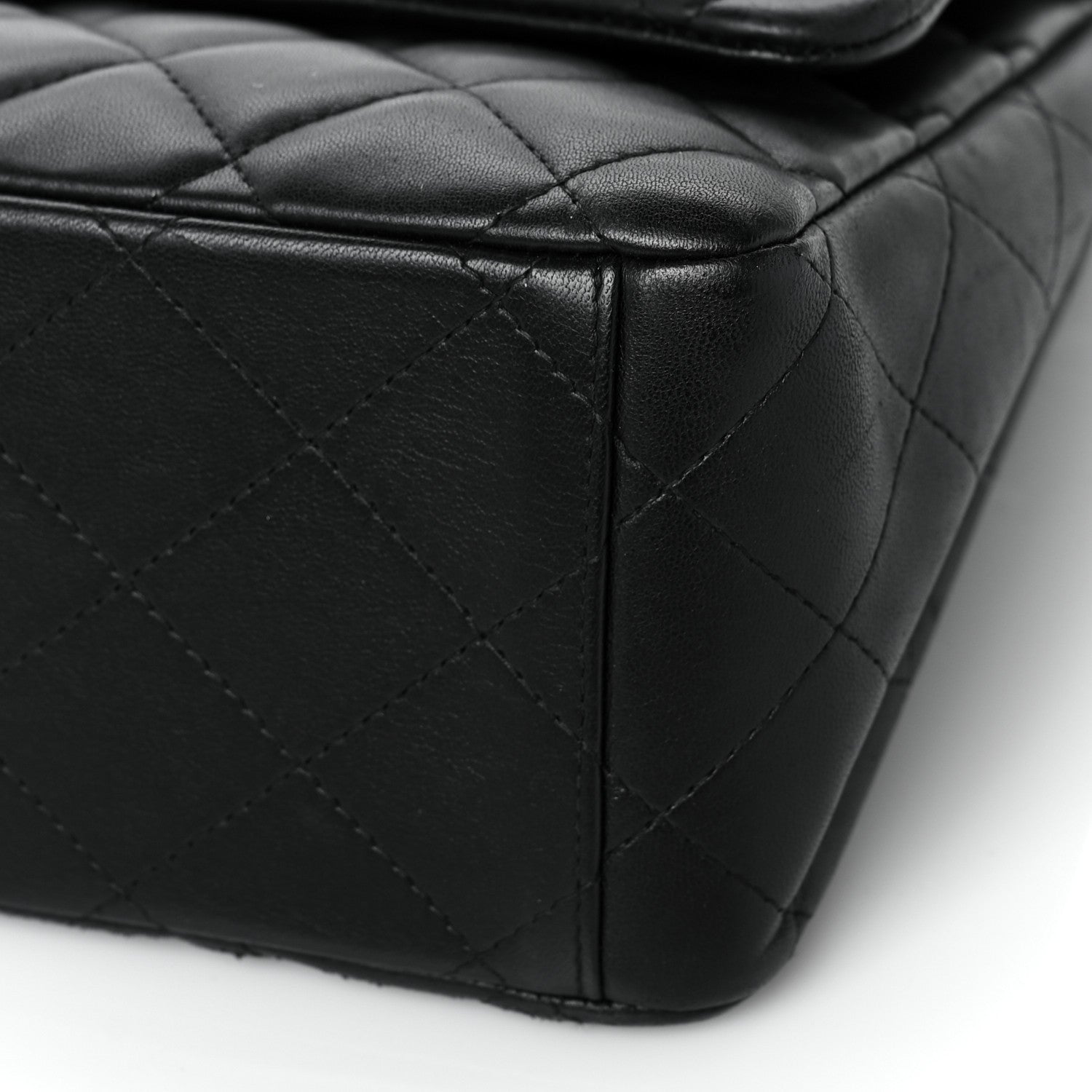 Chanel Lambskin Quilted Maxi Double Flap Black 9 of 9